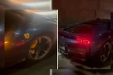 Ferrari de R$ 5 milhões provoca acidente na BR-101 e fecha túnel em SC
