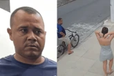 Vídeo: homem rouba mulher após vítima deixar filha na escola em Santos
