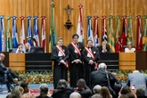 Prestigiada por autoridades, solenidade empossa nova direção do TST