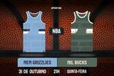 Palpite Memphis Grizzlies x Milwaukee Bucks – NBA – 31/10/2024