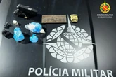 Cachorro localiza drogas e pistola em carro durante operação da PCDF