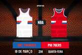 Palpite Oklahoma City Thunder x Philadelphia 76ers – NBA – 19/03/2025