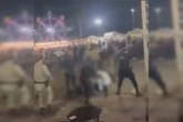 PMs agridem jovens com chutes e golpes de cassetete em festa agro
