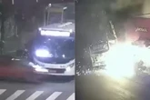 Homem agride esposa e filha, dirige bêbado, bate em ônibus e fere 3