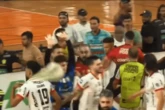 Vídeo: partida da Liga Nacional de Futsal termina em pancadaria