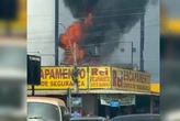 Vídeo: incêndio próximo a oficinas assusta moradores de Taguatinga