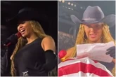Vídeo: Beyoncé faz chá revelação de casal de fãs durante show