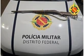 Violência doméstica: PMDF prende suspeito e detém arma usada em ameaça