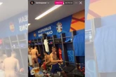 Lamine Yamal mostra demais em comemoração no vestiário da Espanha