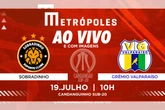 Candangão Sub-20: assista ao vivo e com imagens Sobradinho x Greval