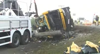 SC: acidente com ônibus de turismo termina em morte na BR-101