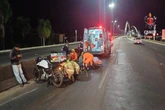 Jovem tem suspeita de fratura na perna após ser atropelado na Ponte JK