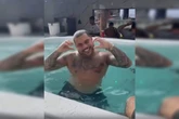 Vídeo mostra TH curtindo piscina em casa antes de morrer em tiroteio no RJ