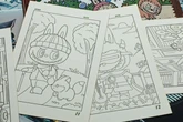 Obsessão pelo Labubu inspira livros de colorir com o personagem
