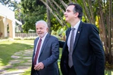 Lula em MG cita Pacheco e diz: lamento que não trouxeram [cachacinha]