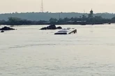 Ônibus cai no rio Tocantins e condutor morre afogado no bagageiro. Vídeo