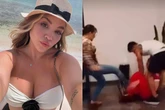 Imagem forte: veja momento em que influencer é agredida pela ex-sogra