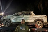 Carro usado por desaparecidos foi enterrado em bunker no Paraná. Vídeo