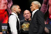 UFC: veja encarada tensa entre Charles Do Bronx e Ilia Topuria
