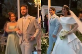Maira Cardi expõe perrengues do casamento do filho