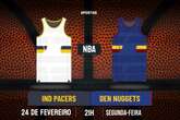 Palpite Indiana Pacers x Denver Nuggets – NBA – 24/02/2025