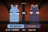 Palpite Memphis Grizzlies x Phoenix Suns – NBA – 25/02/2025