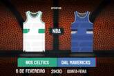 Palpite Boston Celtics x Dallas Mavericks – NBA – 06/02/2025