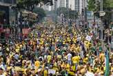 Bolsonaristas pedem impeachment de Moraes em ato na Paulista