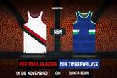 Palpite Portland Trail Blazers x Minnesota Timberwolves – 14/11/2024