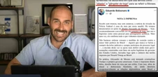 Eduardo Bolsonaro ameaça Moraes e diz que vai tirá-lo do STF. Vídeo