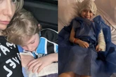 Filho de Luiza Possi sofre acidente e passa por cirurgia em SP