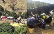 Acidente com caminhões e trator deixa 2 mortos no interior de Goiás