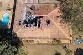 Imagens de drones mostram como ficou clínica após incêndio que matou 5