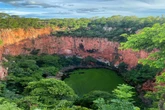 Sucuri, jacaré e macaco: conheça os habitantes do Buraco das Araras