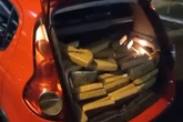 Carro com 200kg de maconha é apreendido pela PRF a caminho de Brasília