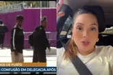 Grávida, repórter do SBT discute com bandido após ser xingada ao vivo