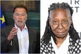 Schwarzenegger e Whoopi Goldberg batem boca ao vivo após fala polêmica