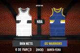 Palpite Brooklyn Nets x Golden State Warriors – NBA – 06/03/2025