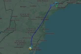 Veja a rota feita por avião militar dos EUA que pousou no Brasil
