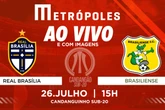 Candangão Sub-20: assista Real Brasília e Brasiliense ao vivo e com imagens