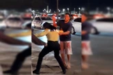 Vídeo: em surto, homem ameaça passageiros e agride agente do Detran-DF