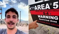 Youtuber “invade” Área 51 e diz que nunca ficou tão perto da morte