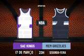 Palpite Sacramento Kings x Memphis Grizzlies – NBA – 17/03/2025