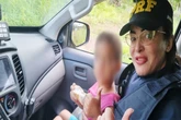 Criança de 4 anos em situação de risco na BR-230 é resgata pela PRF