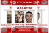 EUA oferecem recompensa de R$ 10 mi por narco que pode estar no Brasil