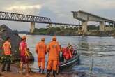 Número de desaparecidos após ponte desabar chega a 16, informa a PM