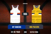 Palpite New York Knicks x Indiana Pacers – NBA – 23/05/2025