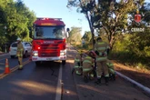 Mãe e filho ficam feridos após serem atropelados por carro na BR-251
