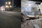 PR: homem quebra cartório com retroescavadeira por demora no divórcio