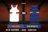 Palpite Phoenix Suns x Denver Nuggets – NBA – 26/12/2024